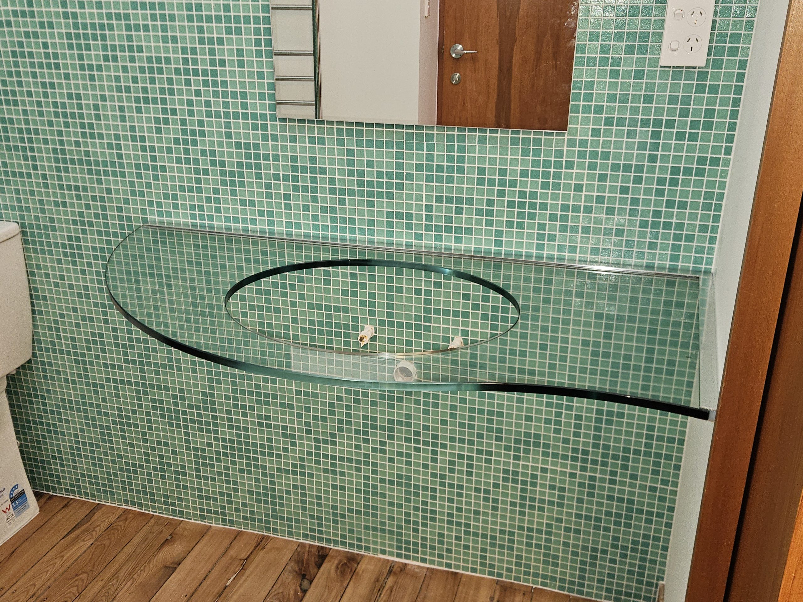 Glass Vanities